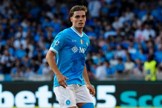 Miguel Gutierrez of SSC Napoli during the Serie A match between SSC Napoli and Udinese Calcio at Stadio Diego Armando Maradona Naples Italy on 24 May 2026. Naples Stadio Diego Armando Maradona Naples Italy Copyright: xFrancoxRomanox SP24-1433-060