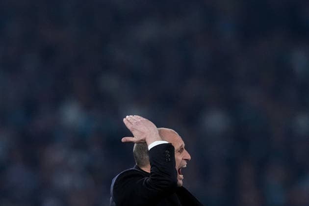 AC MilanÕs head coach Massimiliano Allegri during the Serie A EniLive soccer match between Lazio and Milan at the Rome s Olympic stadium, Italy - Sunday March 15, 2026 - Soccer ( Photo by Alfredo Falcone LaPresse )  Copyright: xAlfredoxFalcone LaPressex