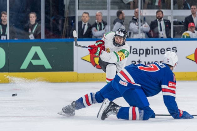 25 05 2026, Zurich, Swiss Life Arena, Ice hockey, Eishockey World Championships: USA - Hungary, 5 Doman Szongoth (Hungary) Zurich Swiss Life Arena Zurich Switzerland Copyright: xJustPictures.ch StefanxEmchx jp-de-StEm-DSC0114920260525
