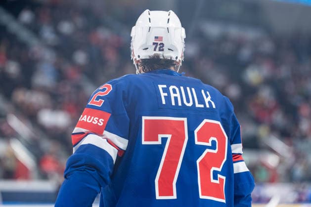 25 05 2026, Zurich, Swiss Life Arena, Ice hockey, Eishockey World Championships: USA - Hungary, 72 Justin Faulk (United States) Zurich Swiss Life Arena Zurich Switzerland Copyright: xJustPictures.ch StefanxEmchx jp-de-StEm-DSC0126020260525
