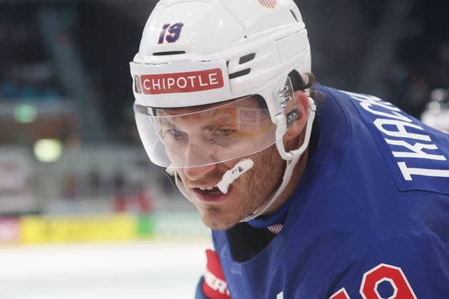25.05.2026 Swiss Life Arena Zuerich , SCHWEIZ, Herren Eishockey IIHF World Championship, WM, Weltmeisterschaft Zurich 2026 Gruppe A USA - HUN Matthew Tkachuk (USA)
