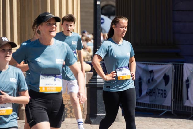 Royal Run In Copenhagen Princess Isabella of Denmark crosses the finish line after the One Mile Family Mile during the Royal Run in Copenhagen, Denmark, on May 25, 2026. This is the eighth time the Royal Run is held across the country. Royal Run 2026 has the highest number of registered participants ever, with 112,450 registered in the five host cities. Copenhagen Denmark  Copyright: xKristianxTuxenxLadegaardxBergx originalFilename:berg-royalrun260525_npUBL.jpg