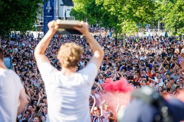TILBURG, 25-05-2026, De Heuvel, Season 2025 2026, Dutch Keuken Kampioen Divisie eredivisie football, match between Tribute for Willem II Promotion to Eredivisie , picture shows Tribute for Willem II Promotion to Eredivisie  x203964739x Copyright: