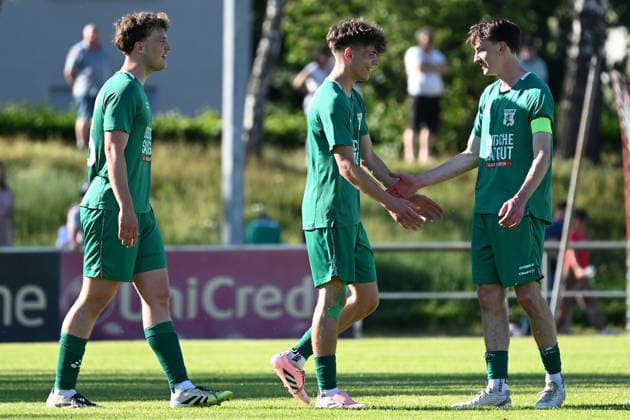 25.05.2025 - Fussball - Saison 2024 2025 - Relegation Oberliga Bayern Bayernliga Landesliga : ATSV Erlangen - TSV Großbardorf - LuPf - xluxpfx - Jubel Freude