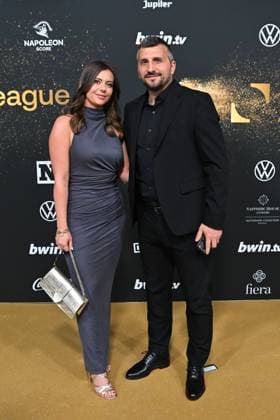 Guests pictured on the Golden Carpet at the arrival for the Pro League Awards 2026, for the best players in the 1st and 2nd divisions of the 2025-2026 Belgian soccer championships, on Monday 25 May 2026, in Antwerp. EMILExWINDAL  x175036922x