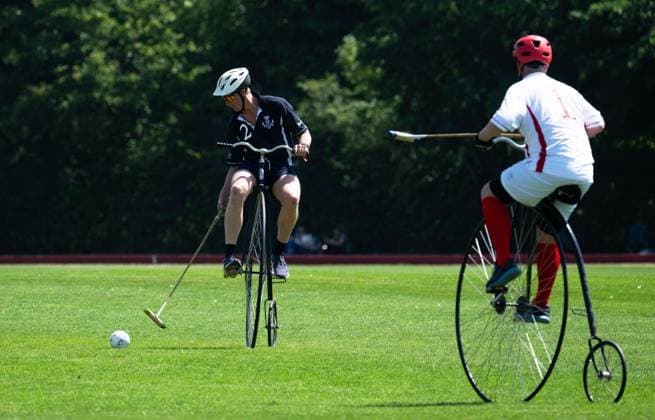 England v Scotland Penny Farthing Polo Bank Holiday Sports Day at Ham Polo Club Richmond-Upon-Thames England England v Scotland, Penny Farthing Polo, Ham Polo Club, Richmond Upon Thames, UK - 25 May 2026Richmond Upon Thames Ham Polo Club United Kingdom  Copyright: xSandraxMailer Shutterstockx 16897247e