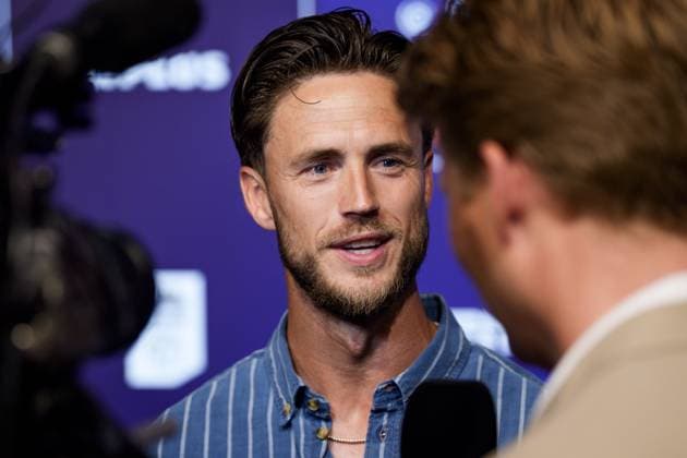 UTRECHT - Ricky van Wolfswinkel on the red carpet ahead of the Eredivisie Awards Gala. JEROEN JUMELET ANP xVIxANPxSportx xxANPxIVx 559334395 originalFilename: 559334395.jpg
