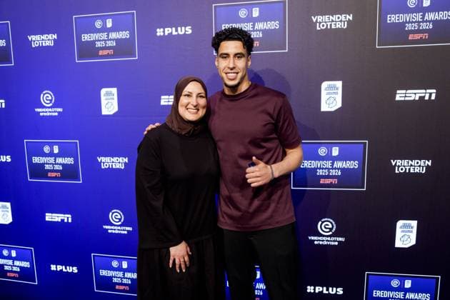 UTRECHT - Sami Ouaissa on the red carpet ahead of the Eredivisie Awards Gala. JEROEN JUMELET ANP xVIxANPxSportx xxANPxIVx 559335252 originalFilename: 559335252.jpg