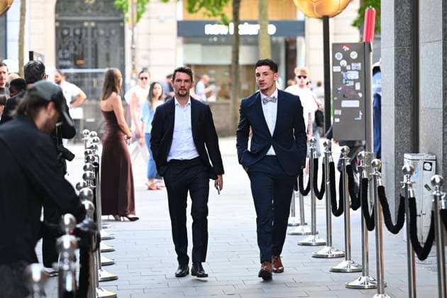 Pro League Awards 2026 ANTWERPEN, BELGIUM - MAY 25 : Raman Benito forward of KV Mechelen Arrival of guest during the Pro League Award on May 25, 2026 in Antwerpen, Belgium, 25 05 2026 Antwerpen Belgium  Copyright: xVincentxKalutx
