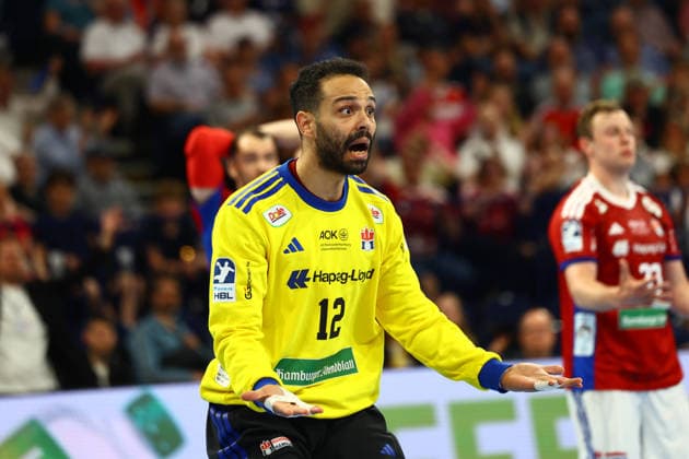 Handball I Herren I Saison 2025 2026 I Bundesliga I 32. Spieltag I HSV Hamburg - FRISCH AUF! Göppingen I 25.05.2026 Mohamed Essam Moustafa El-Tayar (12, HSV Hamburg) Hamburg Barclaycard Arena Hamburg Deutschland Copyright: xLobeca RalfxHomburgx