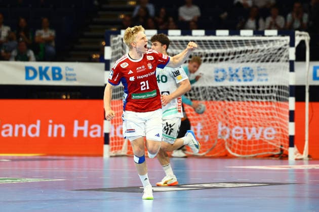 Handball I Herren I Saison 2025 2026 I Bundesliga I 32. Spieltag I HSV Hamburg - FRISCH AUF! Göppingen I 25.05.2026 Frederik Bo Andersen (21, HSV Hamburg) Hamburg Barclaycard Arena Hamburg Deutschland Copyright: xLobeca RalfxHomburgx