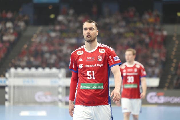 Handball Daikin Handball Bundesliga 2025 2026 - Handball Verein Hamburg vs. FA Göppingen Casper U. Mortensen(Hamburg), Barclays Arena Hamburg