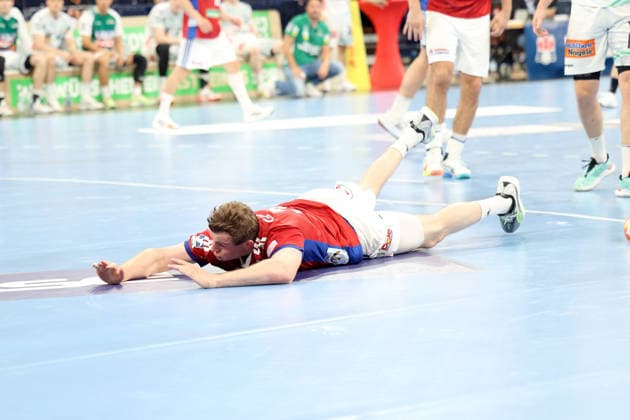 Handball Daikin Handball Bundesliga 2025 2026 - Handball Verein Hamburg vs. FA Göppingen Moritz Sauter (Hamburg), Barclays Arena Hamburg