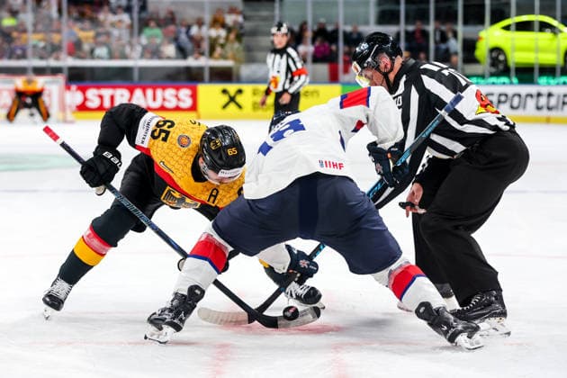 Ice hockey, Eishockey - IIHF WC 2026 ZURICH,SWITZERLAND,25.MAY.26 - ICE HOCKEY - IIHF Ice Hockey World Championship, WM, Weltmeisterschaft 2026, group stage, USA vs Hungary. Image shows Marc Michaelis (GER).  GEPAxpictures xMaticxKlansek
