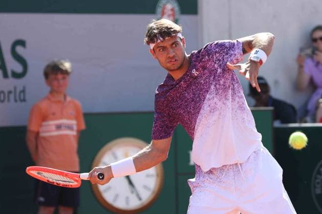 Internationaux de Roland Garros. Match du 25 mai. Flavio Cobolli 456771 2026-05-25 Paris France  Copyright: xPatrickxBorenx xStarfacex STAR_456771_025