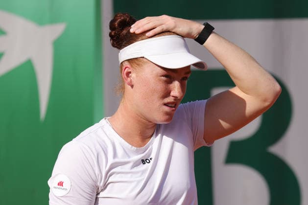 Ella Seidel, GER, during first round of 2026 French Open at Roland Garros, Paris, 25 05 2026; -