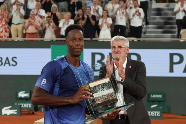 TENNIS : Roland Garros 2026 - 25 05 2026 Hugo Gaston (FRA) Vs Gael Monfils (FRA) - Gilles Moretton ParisFrance  Copyright: xMichaelxBaucherx