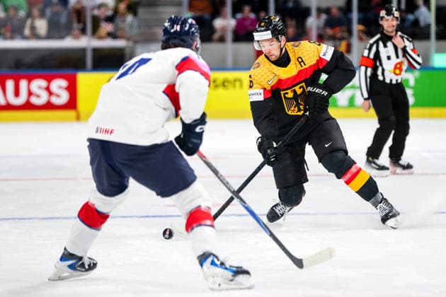 Ice hockey, Eishockey - IIHF WC 2026 ZURICH,SWITZERLAND,25.MAY.26 - ICE HOCKEY - IIHF Ice Hockey World Championship, WM, Weltmeisterschaft 2026, group stage, Germany vs Great Britain. Image shows Kai Wissmann (GER).  GEPAxpictures xMaticxKlansek