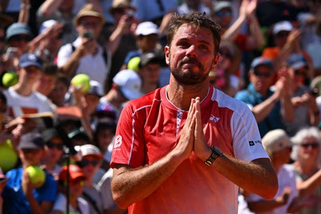 2026 French Open - Stan Wawrinka Stan Wawrinka (SUI) during the last match of his career at Roland-Garros, at the 2026 Roland Garros French Tennis open tournament in Paris, France, on May 25, 2026. Photo by Corinne Dubreuil ABACAPRESS.COM Paris France  Copyright: xDubreuilxCorinne ABACAx