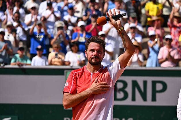 2026 French Open - Stan Wawrinka Stan Wawrinka (SUI) during the last match of his career at Roland-Garros, at the 2026 Roland Garros French Tennis open tournament in Paris, France, on May 25, 2026. Photo by Corinne Dubreuil ABACAPRESS.COM Paris France  Copyright: xDubreuilxCorinne ABACAx