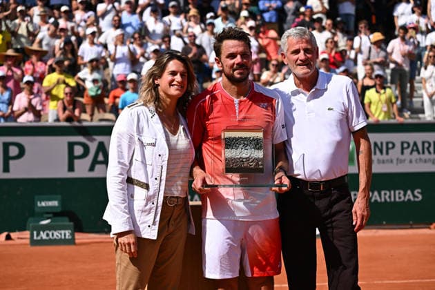 2026 French Open - Stan Wawrinka Stan Wawrinka (SUI) during the last match of his career at Roland-Garros, at the 2026 Roland Garros French Tennis open tournament in Paris, France, on May 25, 2026. Photo by Corinne Dubreuil ABACAPRESS.COM Paris France  Copyright: xDubreuilxCorinne ABACAx