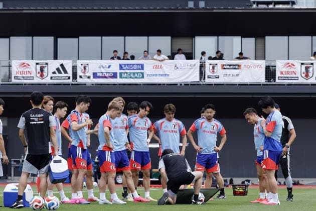 Japan team group, Mannschaftsbild, Totale MAY 26, 2026 - Football Soccer : Japan training camp at Prince Takamado Memorial JFA YUME Field in Chiba, Japan. Noxthirdxpartyxsales  aflo_332022293