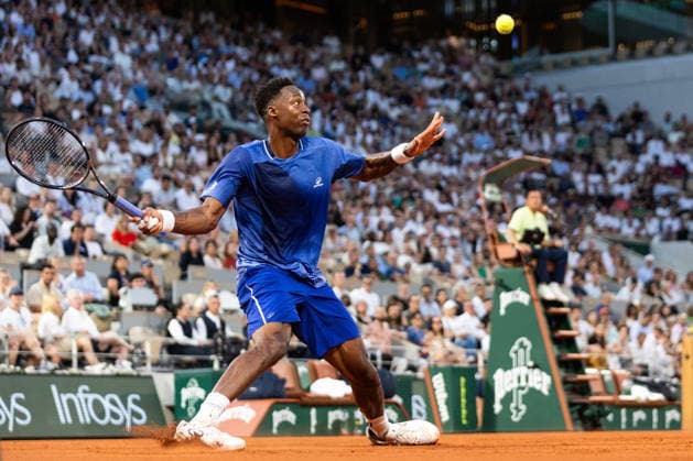 2026 French Open - Day Two Gael Monfils competes in his men s singles match against Hugo Gaston on day 2 of the French Open tennis tournament on Court Philippe-Chatrier at the Roland-Garros Complex in Paris, France. Paris France  Copyright: xIbrahimxEzzatx originalFilename:ezzat-notitle260525_npPPN.jpg