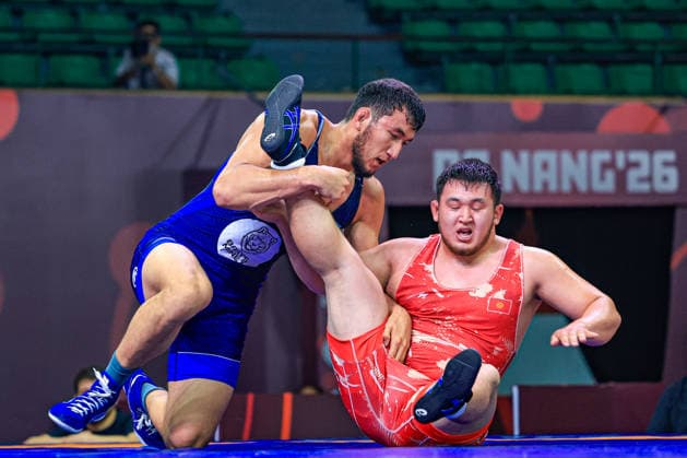 U23 Wrestling Asian Championships 125kg FS - Rizabek Aitmukhan (KAZ) df. Zhargalan Budazhapov (KGZ)