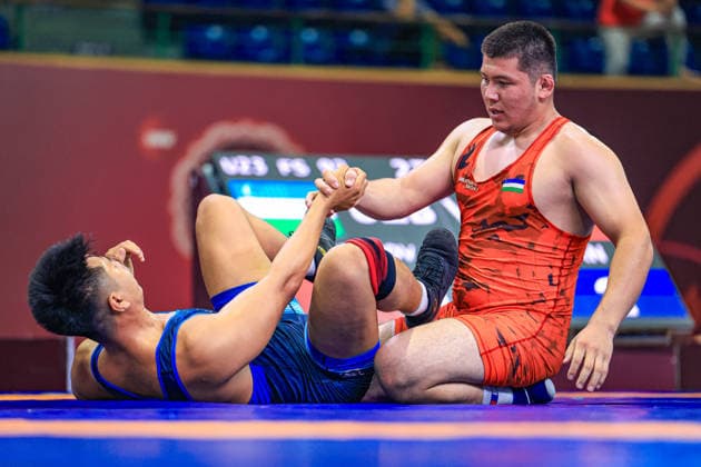 U23 Wrestling Asian Championships 92kg FS - Sadirdin Daminjonov (UZB) df. Viet Trung Tran (VIE)