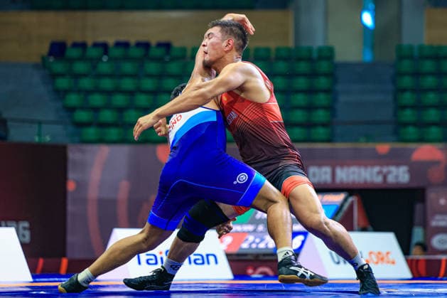 U23 Wrestling Asian Championships 86kg FS - Mor Sachin (IND) df. Elnur Akybaev (KGZ)