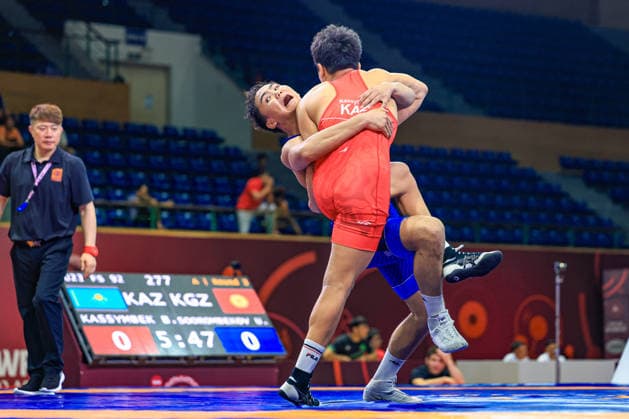 U23 Wrestling Asian Championships 92kg FS - Ulukbek Soorombekov (KGZ) df. Beibarys Kassymbek (KAZ)