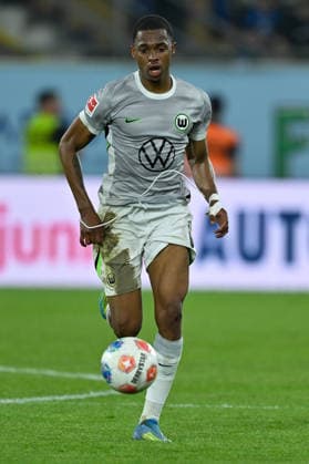 Paderborn, Home Deluxe Arena, 25.05.26, GER, Herren, Relegation, Saison 2025-2026, SC Paderborn 07 - VfL Wolfsburg Bild: Jeanuel BELOCIAN (Wolfsburg) DFL regulations prohibit any use of photographs as image sequences and or quasi-video. NRW Deutschland