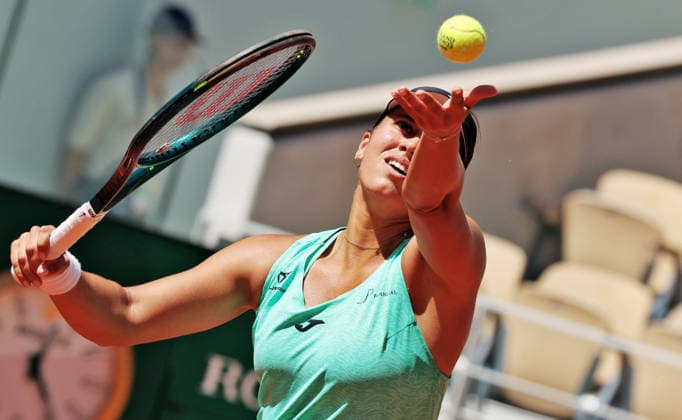 TENNIS - French Open 2026 PARIS,FRANCE,26.MAY.26 - TENNIS - WTA, Tennis Damen Tour, French Open, Roland Garros, Grand Slam. Image shows Jessica Bouzas Maneiro (ESP).  GEPAxpictures xMatthiasxHauer
