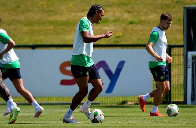 Republic of Ireland Squad Training, FAI National Training Centre, Dublin 26 5 2026 Corrie Ndaba Corrie Ndaba 26 5 2026  Copyright: x INPHO RyanxByrnex RB1_9805