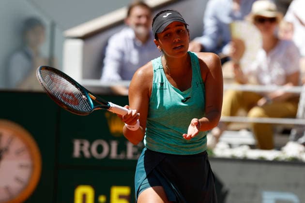 May 26, 2026, Paris, Paris, France: Jessica BOUZAS MANEIRO (ESP) In action during the tennis Grand Slam of Roland Garros 2026, at Roland Garros Stadium - on May 26 2026 .Paris - France Paris France - ZUMAb253 20260526_zsp_b253_294 Copyright: xLoicxBaratouxx