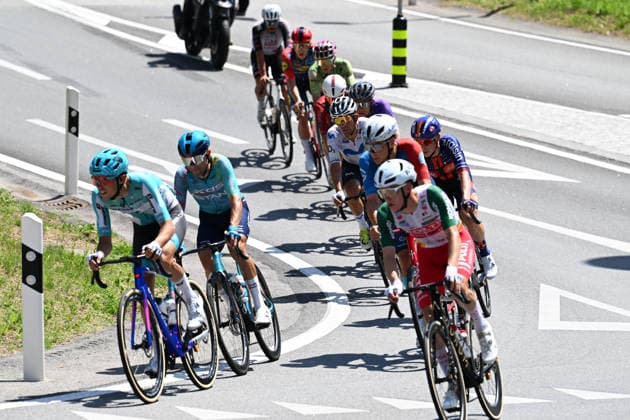 26-05-2026 Giro D italia; Tappa 16 Bellinzona - Cari; 2026, Bardiani - Csf 7 Saber; 2026, Xds - Astana; 2026, Polti - Visitmalta; Tarozzi, Manuele; Ulissi, Diego; Crescioli, Ludovico; Biasca; 