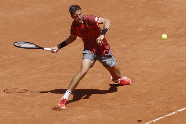 Czech tennis player Vit Kopriva, 1st round of the French Open 2026 on the Roland Garros courts in Paris, France, on May 26, 2026. (CTKxPhoto PavelxLebeda) CTKPhotoF202605260021401  CTKPhotoF202605260021401