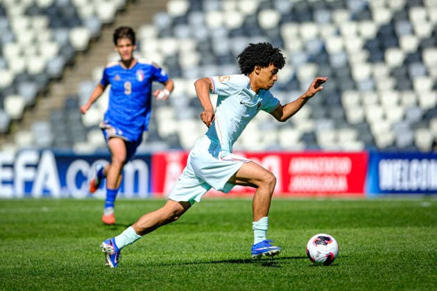 UEFA Under-17 European Championship, EM, Europameisterschaft Estonia 2026 Joshua Dago in action during the UEFA Under-17 European Championship Group-A match between Italy U-17 vs France U-17 national teams, Tallinn Estonia 26.05.2026 Tallinn A Le Coq Arena Estonia Copyright: xMaurixLevandix