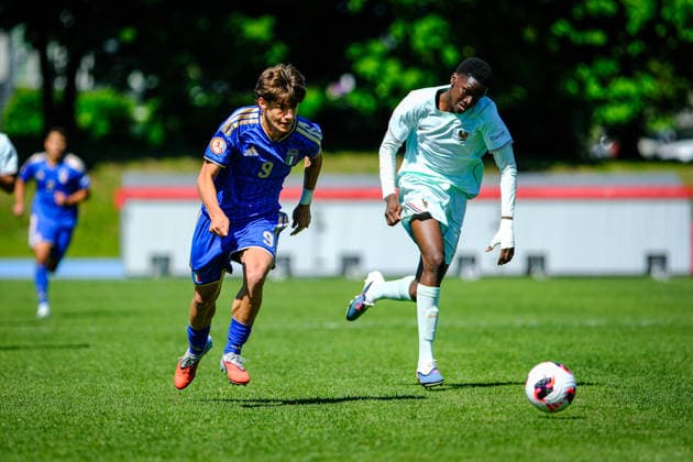UEFA Under-17 European Championship, EM, Europameisterschaft Estonia 2026 Diego Perillo in action during the UEFA Under-17 European Championship Group-A match between Italy U-17 vs France U-17 national teams, Tallinn Estonia 26.05.2026 Tallinn A Le Coq Arena Estonia Copyright: xMaurixLevandix