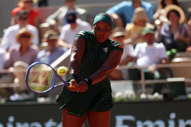 ROLAND GARROS 2026 Thierry Larret MAXPPP - PARIS (75) 26 05 2026 Thierry Larret Maxppp. Tennis. Roland Garros 2026. Internationaux de France de tennis. Stade Roland Garros, Paris (75). Le 26 Mai. Court Philippe CHATRIER : Coco GAUFF (USA) vs Taylor TOWNSEND (USA). PARIS (75) STADE ROLAND GARROS PARIS ILE DE FRANCE FRANCE  Copyright: xMAXPPPxThierryxLarretx TLR202605262350 TLR202605262350