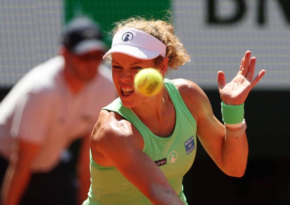 May 26, 2026, Paris, Ile De France, France: LAURA SIEGEMUND of Germany during the match against N. Osaka of Japan in the first round of tennis tournament Roland Garros, Paris, France. Tennis, Roland Garros 2026 - Laura Siegemund  - ZUMAc278 20260526_zsp_c278_049 Copyright: xMarcinxCholewinskix