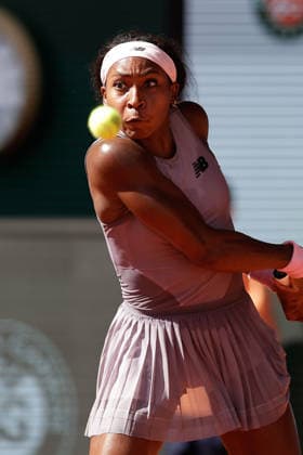 French Open - Coco Gauff (United States) during at the 2026 Roland-Garros tournament in Paris, FRANCE, on May 26 - 2026 Copyright: AntonioxBorga