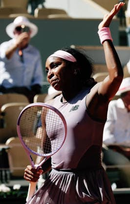 TENNIS - French Open 2026 PARIS,FRANCE,26.MAY.26 - TENNIS - WTA, Tennis Damen Tour, French Open, Roland Garros, Grand Slam. Image shows Coco Gauff (USA).  GEPAxpictures xMatthiasxHauer