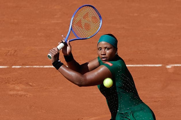 French Open - Taylor Townsend (United States) during at the 2026 Roland-Garros tournament in Paris, FRANCE, on May 26 - 2026 Copyright: AntonioxBorga