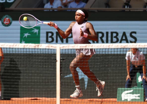 May 26, 2026, Paris, Ile De France, France: COCO GAUFF of USA during the match against T. Townsend of USA in the first round of tennis tournament Roland Garros, Paris, France. Gauff won 6:4, 6:0. Tennis, Roland Garros 2026 - Coco Gauff 6:4, 6:0  - ZUMAc278 20260526_zsp_c278_060 Copyright: xMarcinxCholewinskix