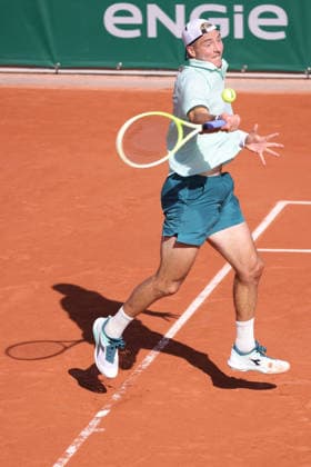Jan-Lennard Struff, GER, during first round of 2026 French Open at Roland Garros, Paris, 26 05 2026; -