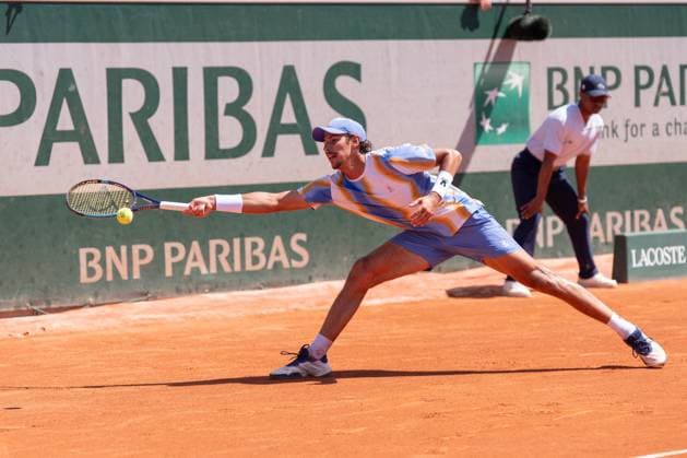 2026-05-26 2026 French Open - Day Three PARIS, FRANCE - MAY 26: Alexei Popyrin of Australia during Day Three of the 2026 French Open at Roland Garros on May 26, 2026 in Paris, France. (Photo by Marleen Fouchier BSR Agency) Paris France Content not available for redistribution in The Netherlands directly or indirectly through any third parties. Copyright: xBSRxAgencyx