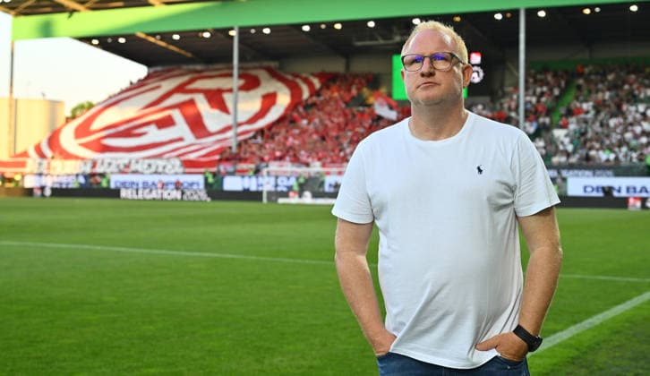 26.05.2026 - Fussball - Saison 2025 2026 - Relegation 2. Fussball Bundesliga - Hinspiel: SpVgg Greuther Fürth ( Kleeblatt ) - Rot Weiss Essen RWE - Sportfoto Zink - xwoxzix - DFL regulations prohibit any use of photographs as image sequences and or quasi-video - only for editorial use - Heiko Vogel ( Trainer SpVgg Greuther Fürth )