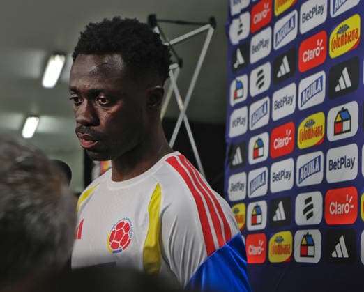 Colombia national team, Nationalteam Training Ahead Of The 2026 World Cup Colombian national team player Davinson Sanchez speaks to the press weeks before the 2026 World Cup, in Bogota, Colombia, on may 26, 2026. Bogota Colombia  Copyright: xDanielxGarzonxHerazox originalFilename:garzonherazo-colombia260526_npcwm.jpg