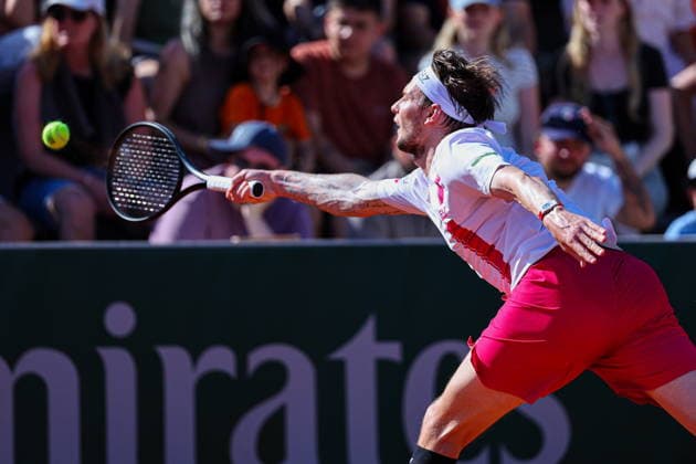 2026.05.26 Paryz Tenis French Open Roland Garros 2026 Alexander Bublik - Jan-Lennard Struff N z Alexander Bublik Foto Pawel Andrachiewicz PressFocus 2026.05.26 Paris Tennis - French Open Roland Garros 2026 Alexander Bublik - Jan-Lennard Struff Alexander Bublik Credit: Pawel Andrachiewicz PressFocus NEWSPIX.PL --- newspix.pl 